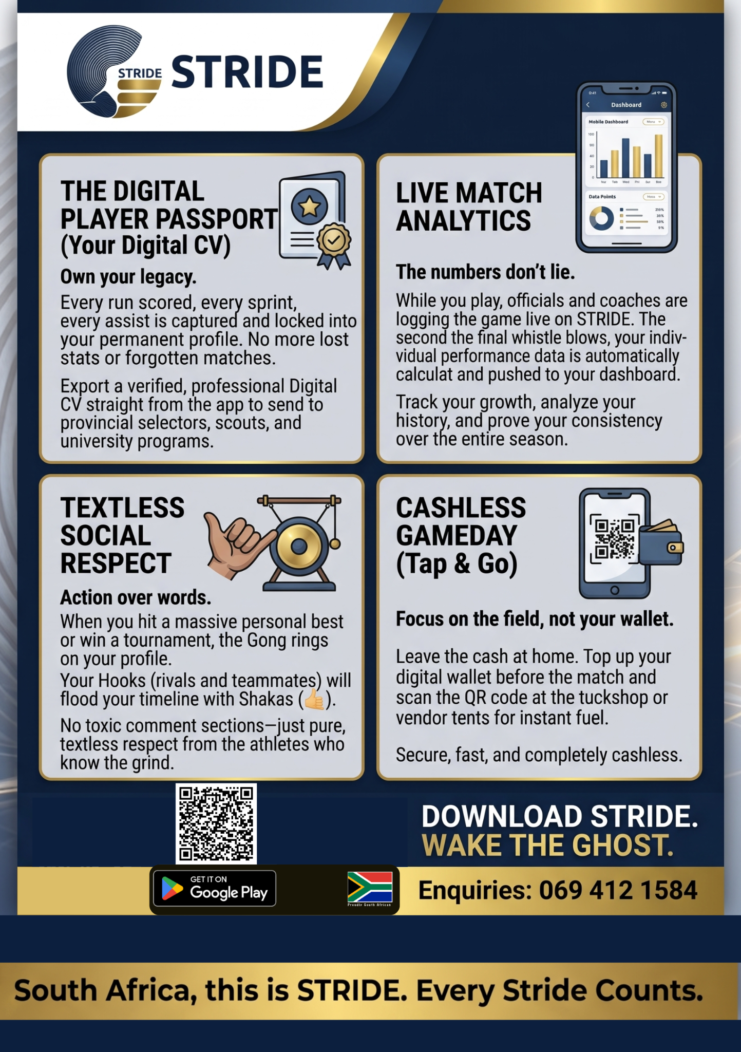 Digital Player Passport and Live Match Analytics poster